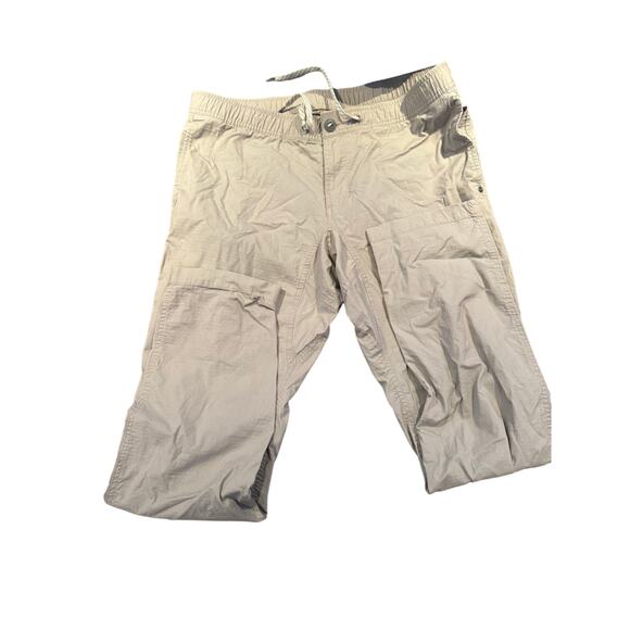 Vuori Ripstop Pant Men’s XL Drawstring Tan/Beige Hiking Outdoors - Picture 3 of 5